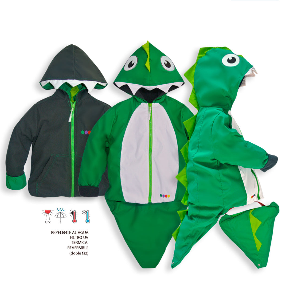 Chaqueta Impermeable Chami Verde